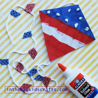 Patriotic Kite Craft craft