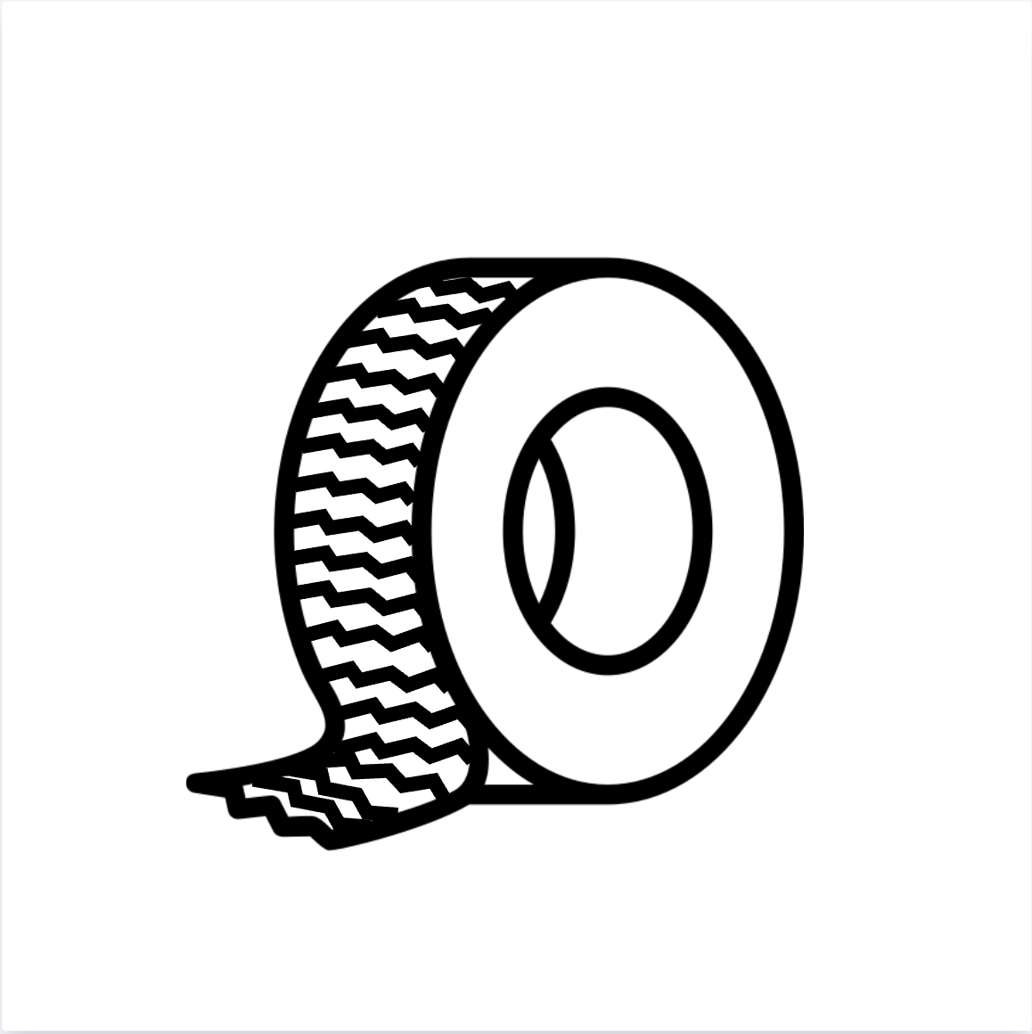 A cartoon of Crepe Paper Streamers